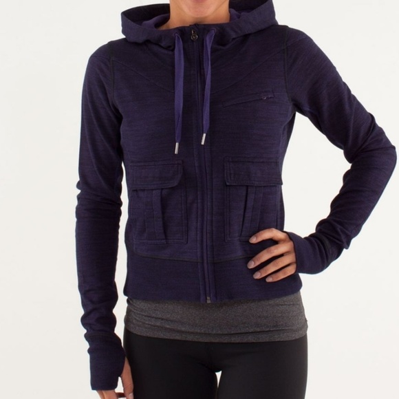lululemon athletica Tops - Lululemon | Purple Carry And Go Hoodie Size